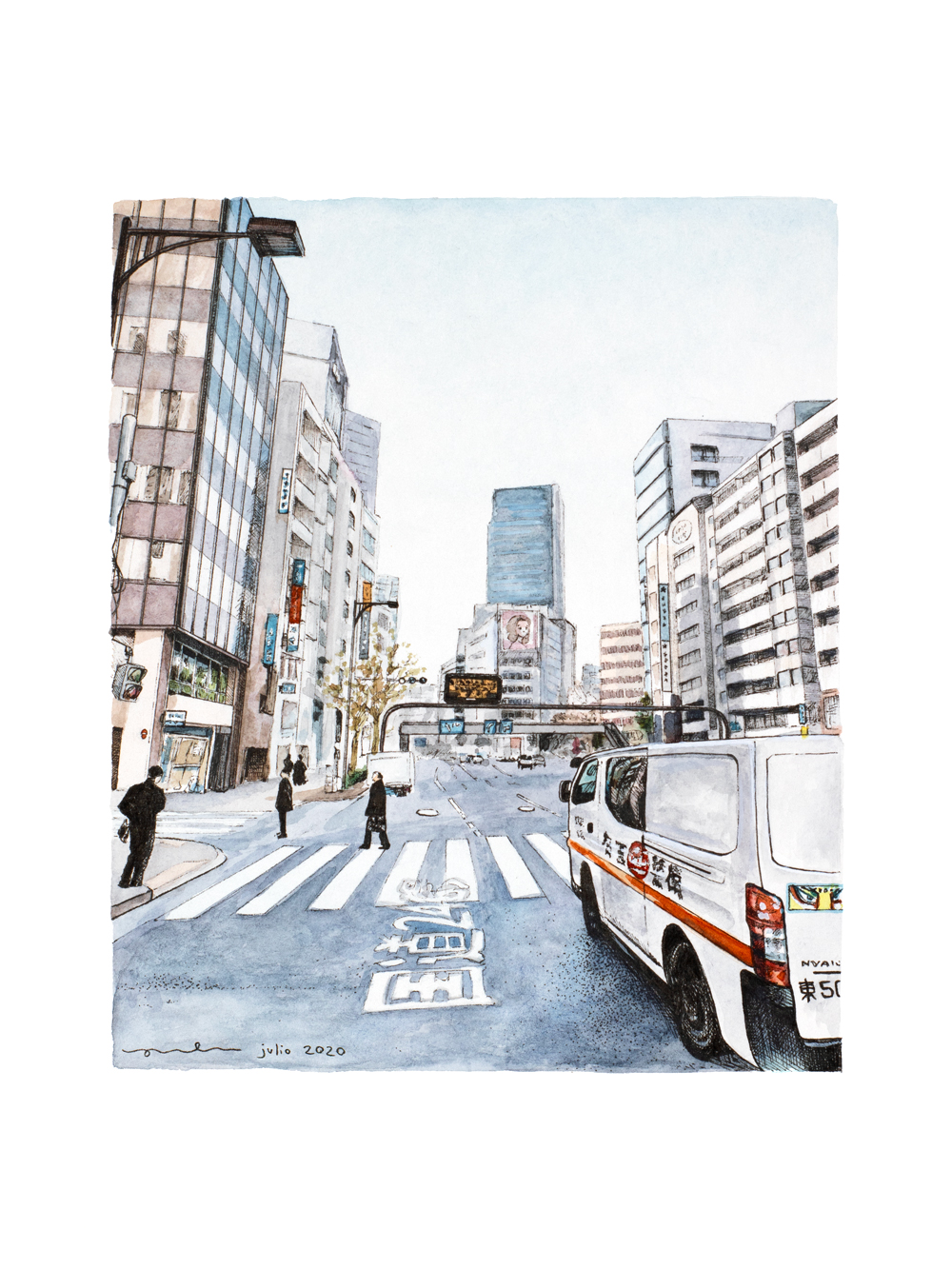 Illustration of Shibuya